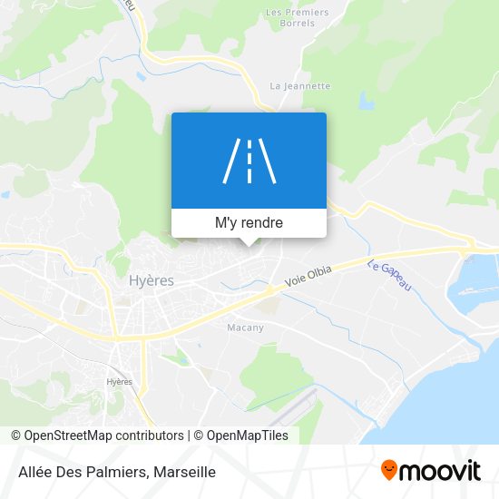 Allée Des Palmiers plan