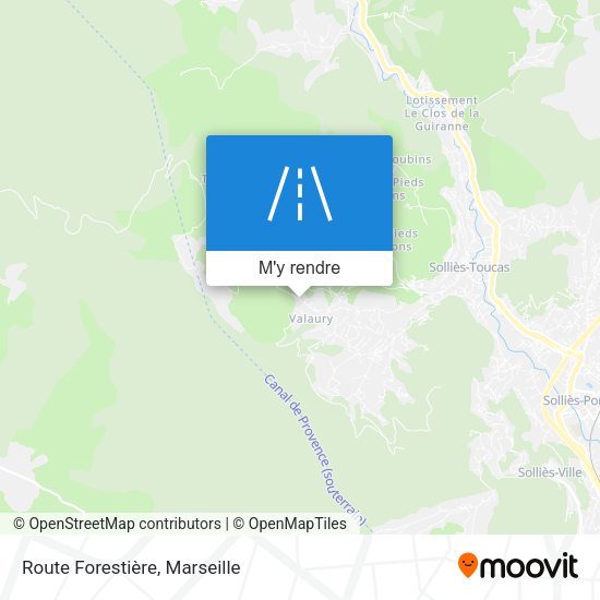 Route Forestière plan
