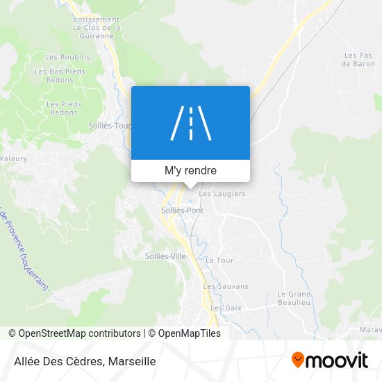 Allée Des Cèdres plan