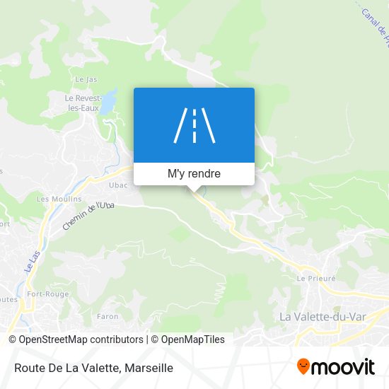 Route De La Valette plan