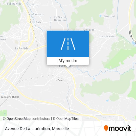 Avenue De La Libération plan