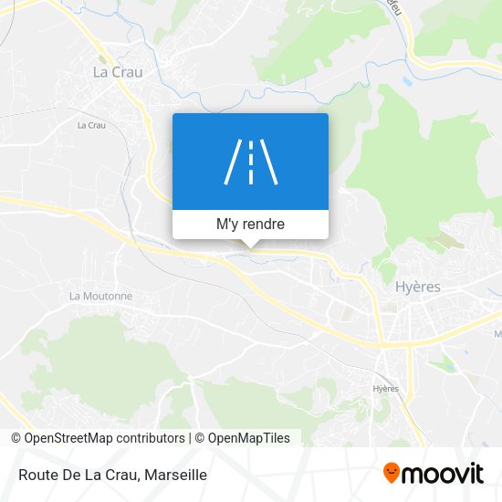 Route De La Crau plan