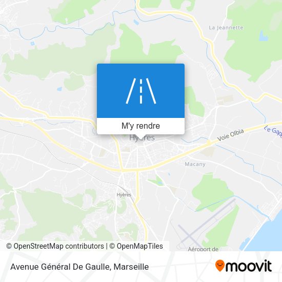 Avenue Général De Gaulle plan