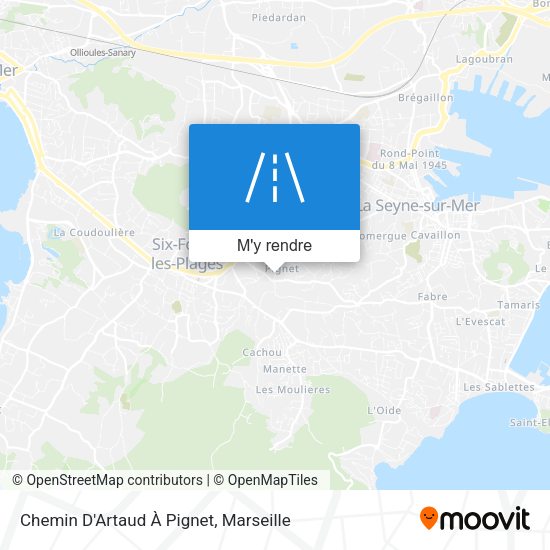 Chemin D'Artaud À Pignet plan