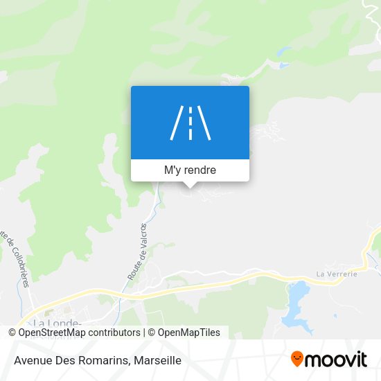 Avenue Des Romarins plan