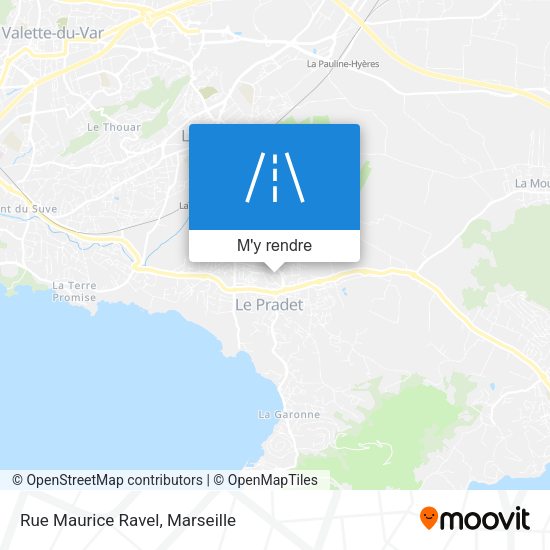 Rue Maurice Ravel plan