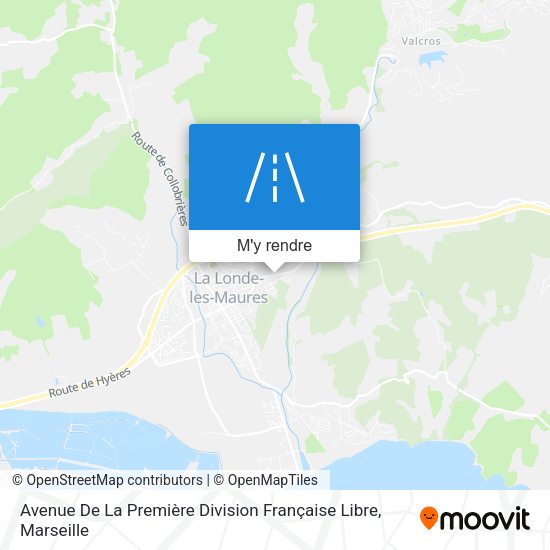 Avenue De La Première Division Française Libre plan