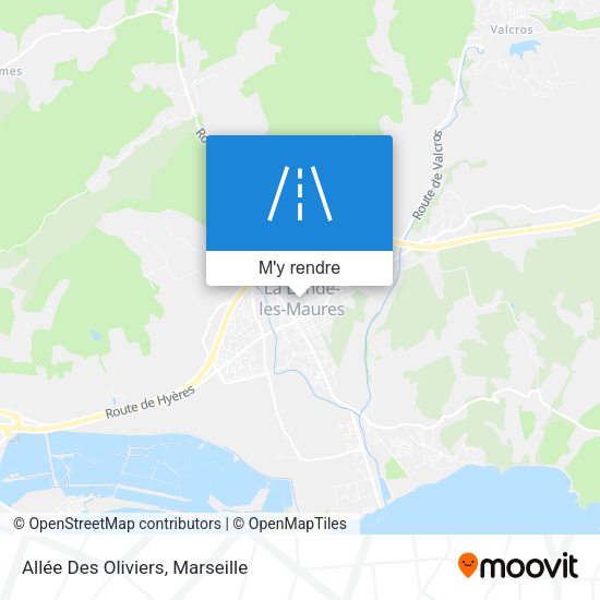 Allée Des Oliviers plan