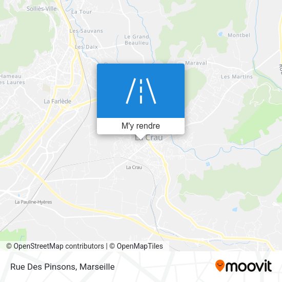 Rue Des Pinsons plan