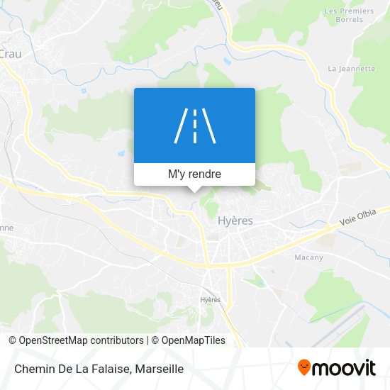 Chemin De La Falaise plan