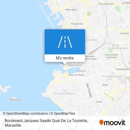 Boulevard Jacques Saadé Quai De La Tourette plan