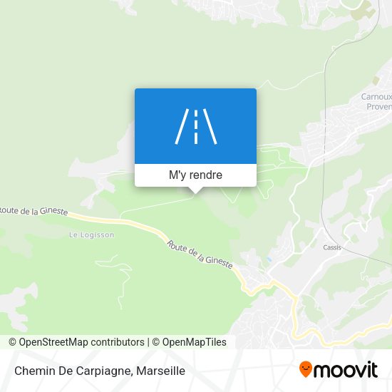 Chemin De Carpiagne plan