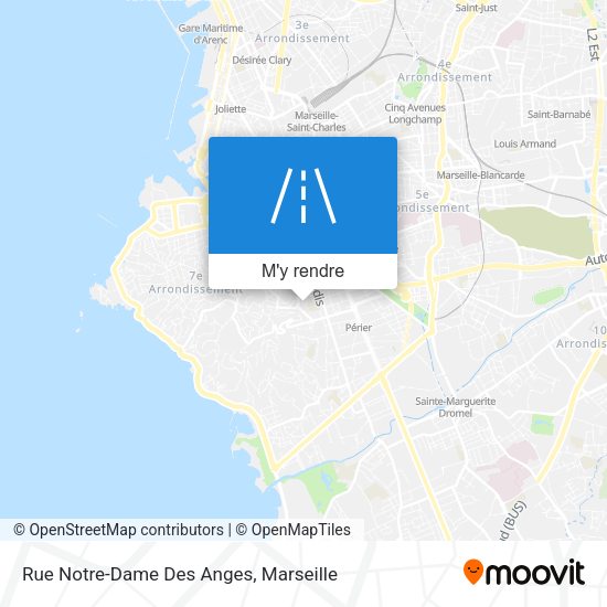 Rue Notre-Dame Des Anges plan