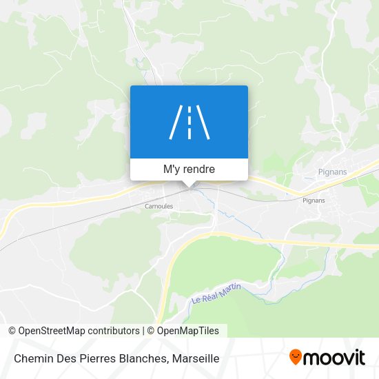 Chemin Des Pierres Blanches plan
