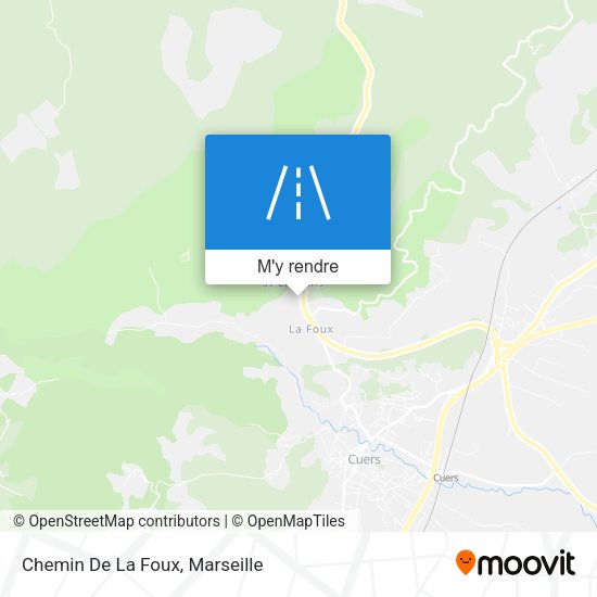 Chemin De La Foux plan
