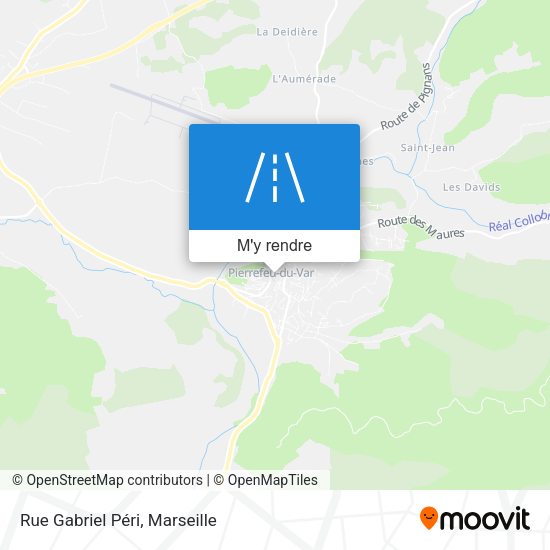 Rue Gabriel Péri plan