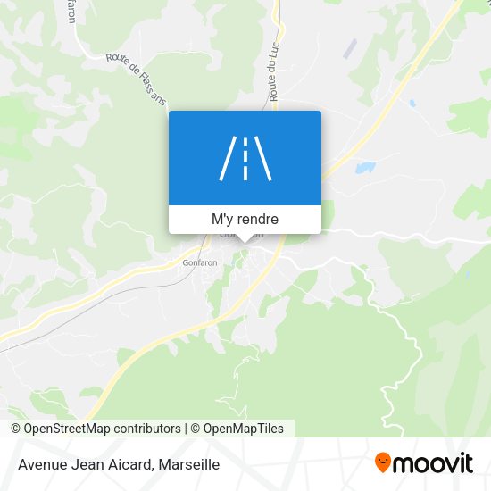 Avenue Jean Aicard plan