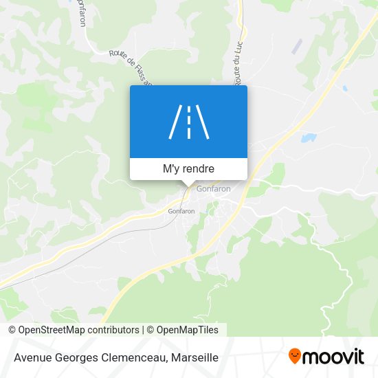 Avenue Georges Clemenceau plan