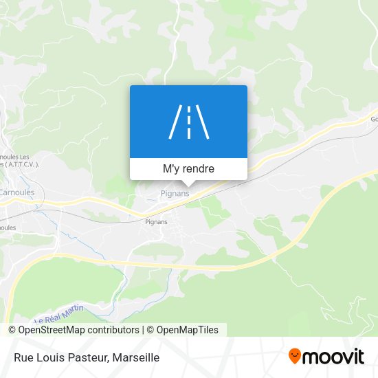 Rue Louis Pasteur plan