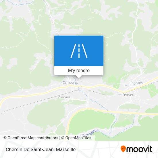 Chemin De Saint-Jean plan