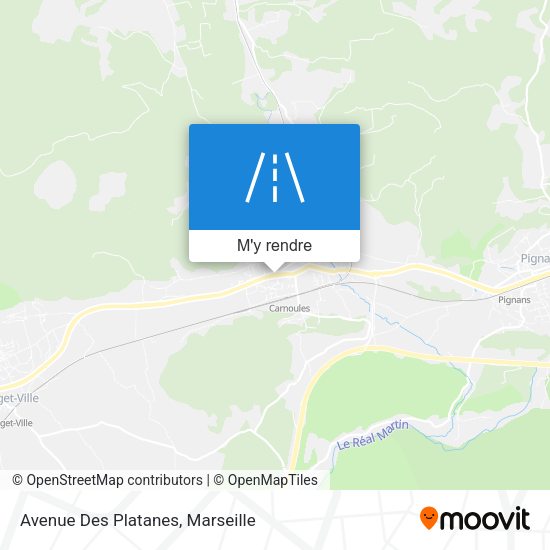 Avenue Des Platanes plan