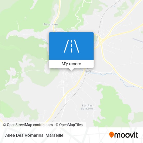 Allée Des Romarins plan