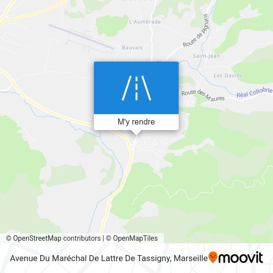 Avenue Du Maréchal De Lattre De Tassigny plan