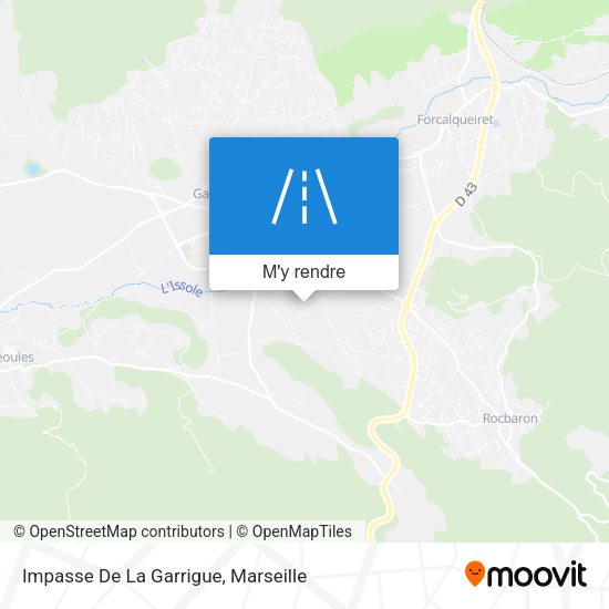 Impasse De La Garrigue plan