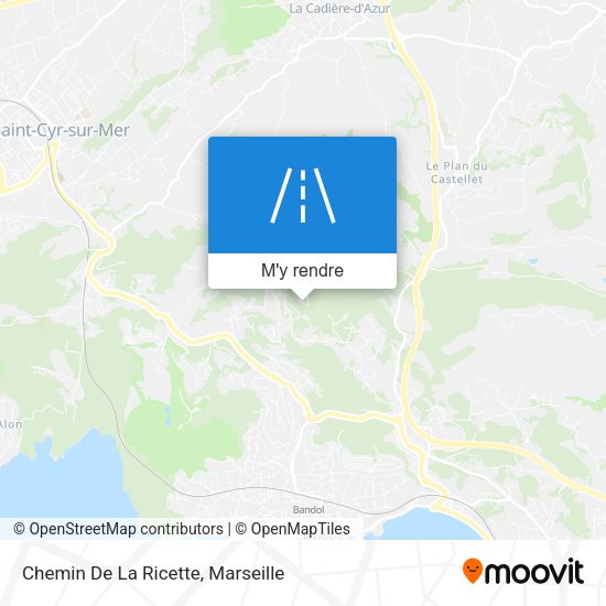 Chemin De La Ricette plan