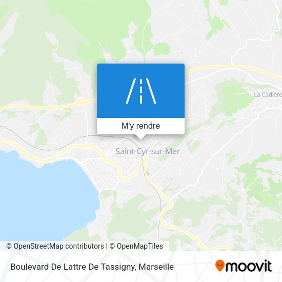 Boulevard De Lattre De Tassigny plan