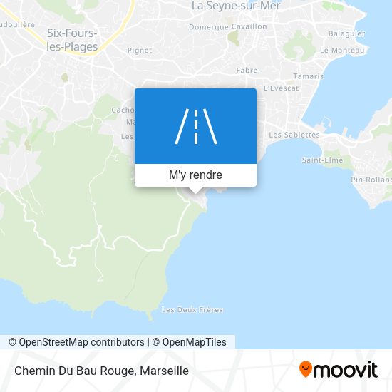 Chemin Du Bau Rouge plan