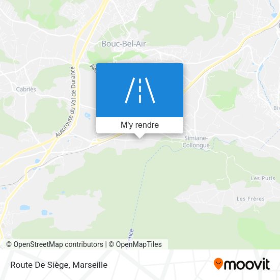 Route De Siège plan