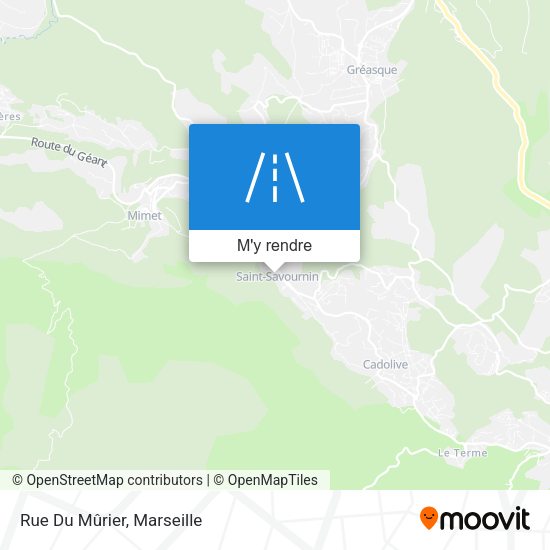 Rue Du Mûrier plan