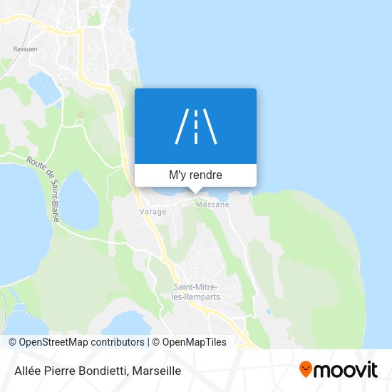 Allée Pierre Bondietti plan