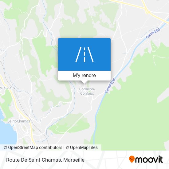 Route De Saint-Chamas plan