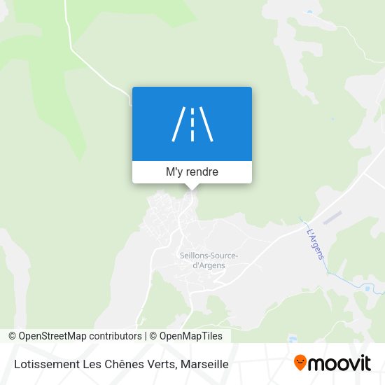 Lotissement Les Chênes Verts plan