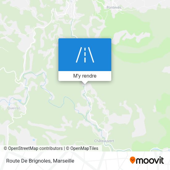 Route De Brignoles plan