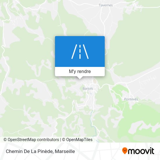 Chemin De La Pinède plan