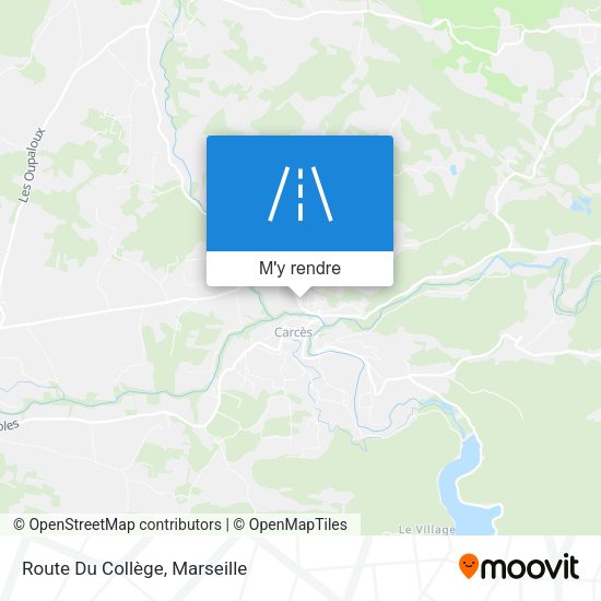 Route Du Collège plan