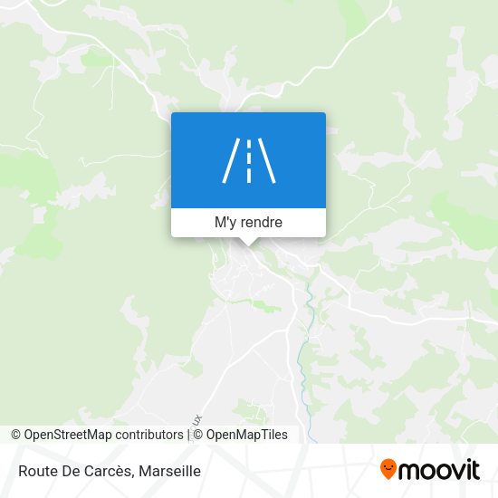 Route De Carcès plan