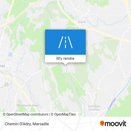 Chemin D'Adry plan