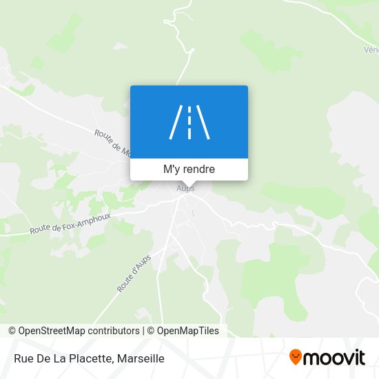 Rue De La Placette plan
