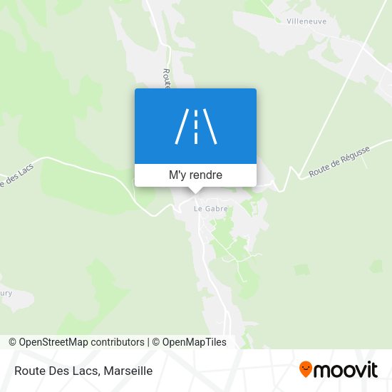 Route Des Lacs plan