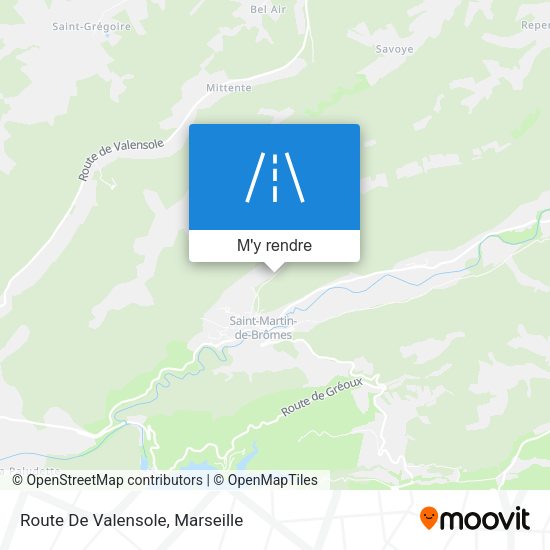 Route De Valensole plan