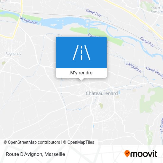 Route D'Avignon plan