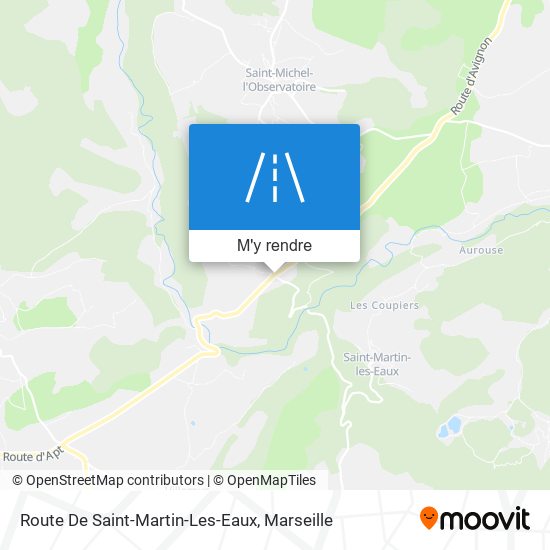 Route De Saint-Martin-Les-Eaux plan