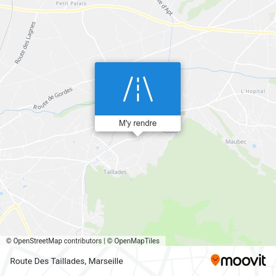 Route Des Taillades plan