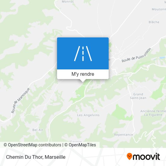 Chemin Du Thor plan