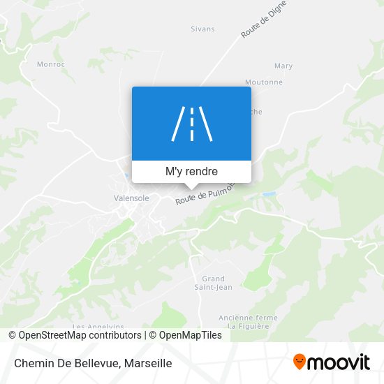 Chemin De Bellevue plan