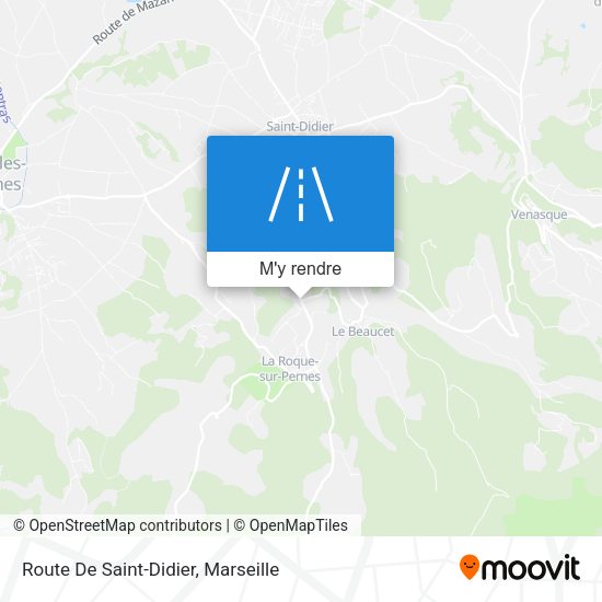 Route De Saint-Didier plan